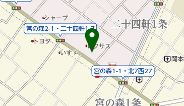 MINI宮の森の地図画像
