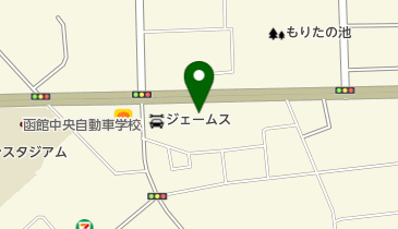 ジープ函館の地図画像