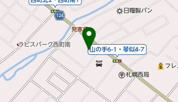 ジープ札幌琴似の地図画像