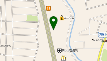 ジープ札幌清田の地図画像