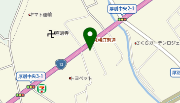 ランボルギーニSAPPOROの地図画像