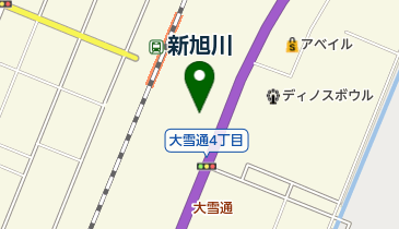 フォルクスワーゲン旭川の地図画像