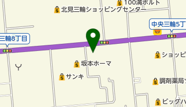 フォルクスワーゲン北見の地図画像
