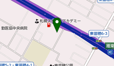 フォルクスワーゲン札幌東の地図画像