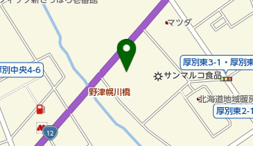 フォルクスワーゲン新札幌の地図画像