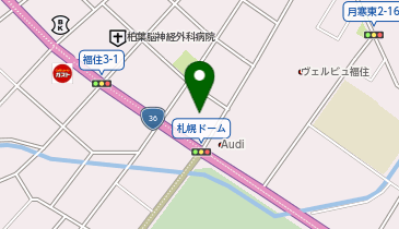 メルセデス・ベンツ札幌月寒の地図画像