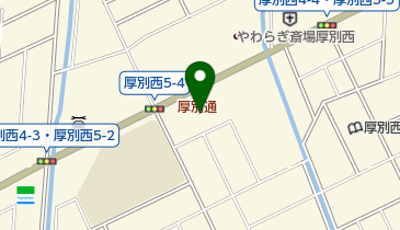 ネッツトヨタ札幌ネッツプラザあつべつの地図画像