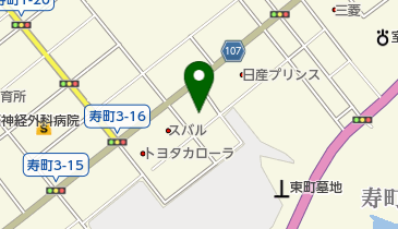 トヨタカローラ苫小牧U-Car室蘭店の地図画像