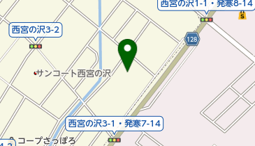 札幌トヨタ自動車宮の沢店の地図画像