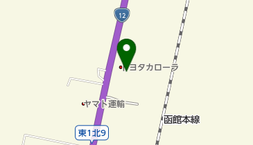 AGHトヨタ札幌美唄店の地図画像