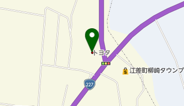 函館トヨタ自動車江差店の地図画像