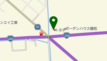 旭川トヨタ自動車斜里店の地図画像