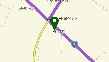 函館トヨタ自動車森店の地図画像