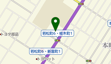 トヨタカローラ道北富良野店の地図画像