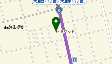 旭川トヨペット士別店の地図画像