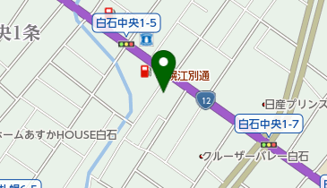 ネッツトヨタ道都白石店の地図画像