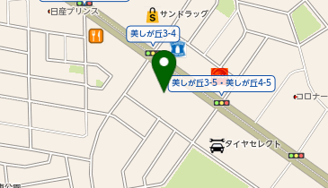 AGHトヨタ札幌美しが丘店の地図画像