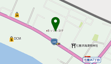 AGHトヨタ札幌七重浜店の地図画像