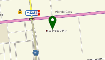 トヨタモビリティ帯広カローラ西店の地図画像