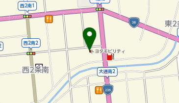 トヨタモビリティ帯広カローラ本店の地図画像