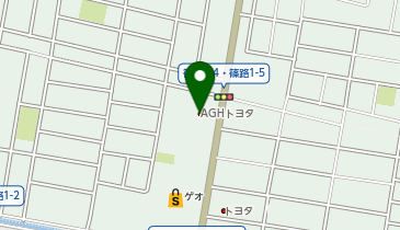 AGHトヨタ札幌アンビシャス篠路の地図画像