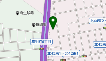 札幌日産くるまるく北の地図画像