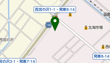 日産プリンス札幌皆来宮の沢の地図画像