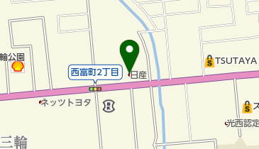 北見日産西富店の地図画像