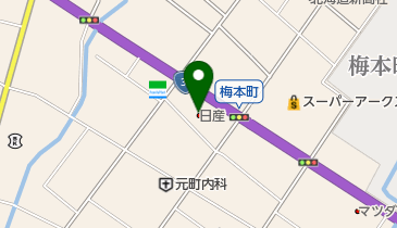 北海道日産伊達店の地図画像