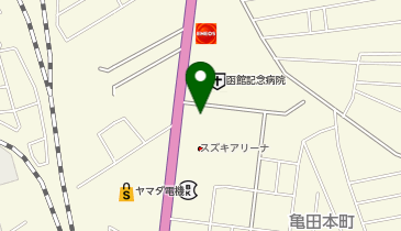 函館日産亀田本町店の地図画像
