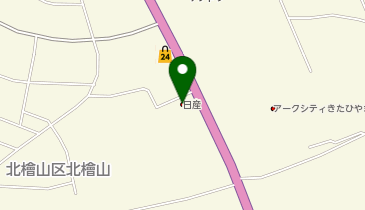 函館日産北桧山店の地図画像