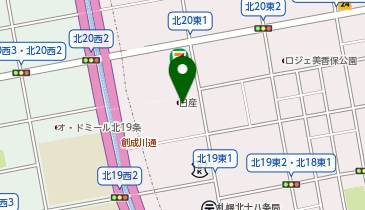 北海道日産北店の地図画像