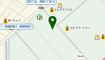 帯広日産釧路日産釧路本店の地図画像