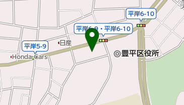 Honda Cars北海道U-Select平岸の地図画像