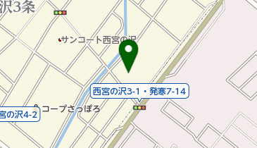 Honda Cars北海道U-Select西宮の沢の地図画像