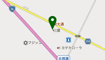 北央三菱自動車販売クリーンカー千歳の地図画像