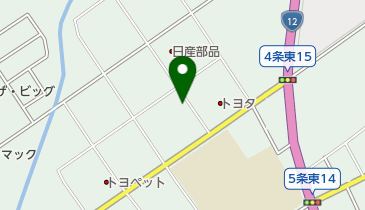 北海道三菱自動車販売岩見沢店の地図画像