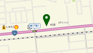 十勝三菱自動車販売クリーンカー十勝の地図画像