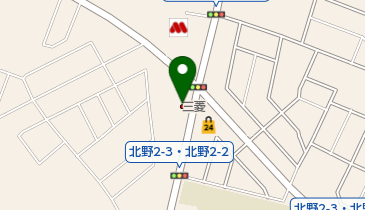 北海道三菱自動車販売北野店の地図画像