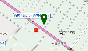 北海道三菱自動車販売白石店の地図画像