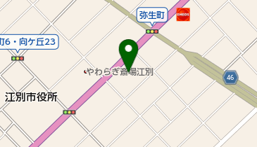 北海道三菱自動車販売江別店の地図画像