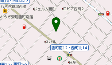 北海道スバルG-PARK札幌の地図画像