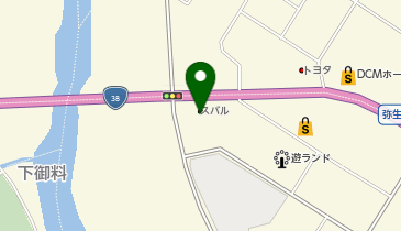 スバルショップふらのライトスタイルの地図画像