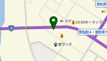 北北海道ダイハツ販売ダイハツショップ店ダイハツ富良野の地図画像