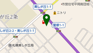 ダイハツ北海道販売美しが丘店の地図画像