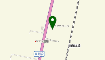 ダイハツ北海道販売ダイハツ美唄の地図画像