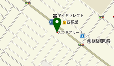 道東スズキスズキアリーナ道東昭和の地図画像