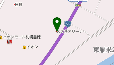 道央スズキスズキアリーナ東苗穂の地図画像