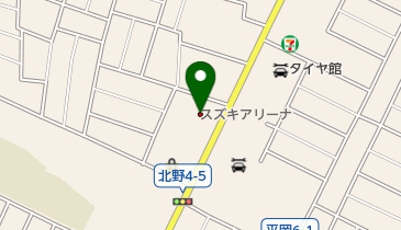 スズキアリーナ平岡の地図画像