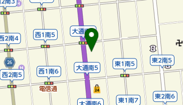 帯広スズキスズキアリーナ帯広中央の地図画像